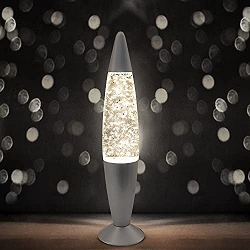 Jambo 16-Inch Silver Star Glitter Lamp I Beautiful Liquid Lamp